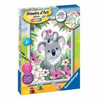 Maling efter tal sæt Ravensburger Mama Koala and Her Baby