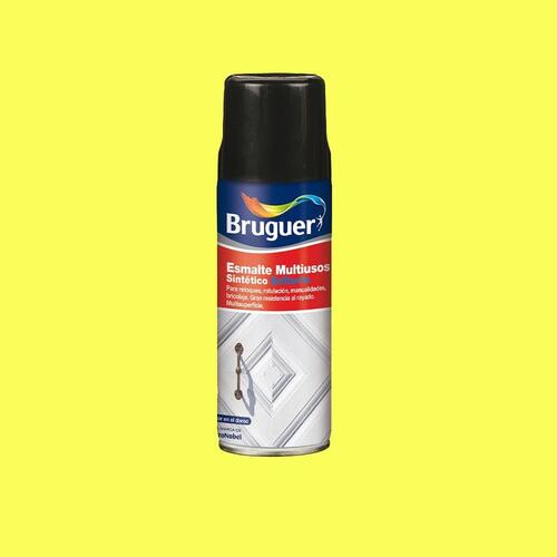 Syntetisk emalje Bruguer 5197985 Spray MULTIFUNKTIONEL Citron 400 ml