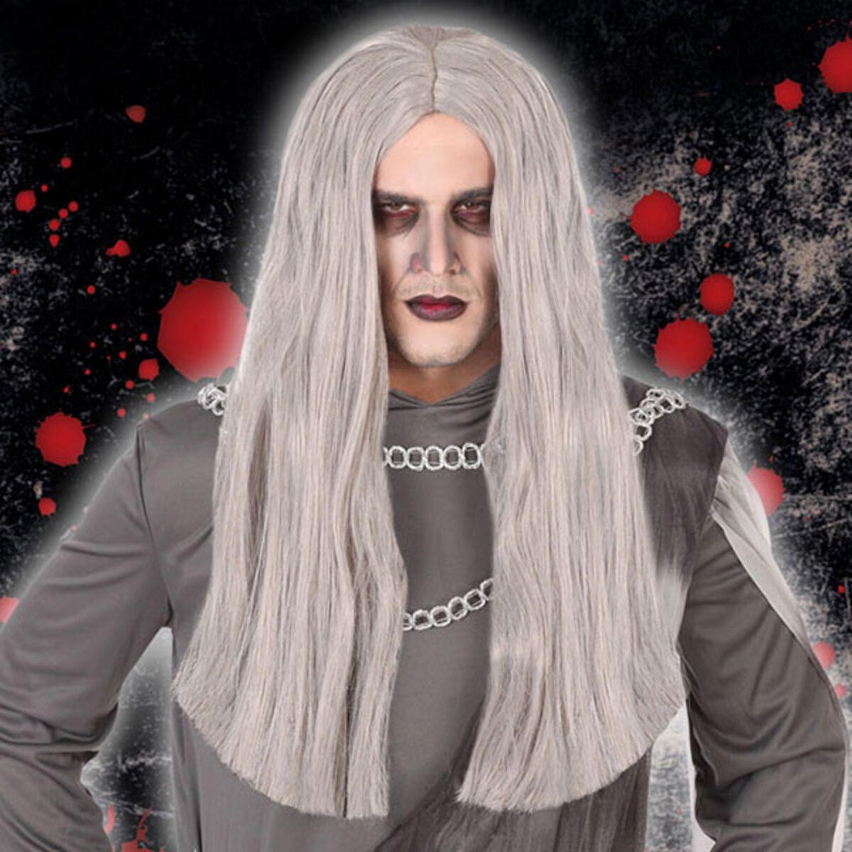 Paryk til Halloween Grå