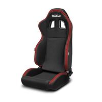 Racersæde Sparco R100 Sort/Rød