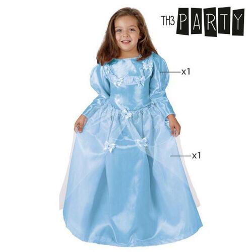 Kostume til børn Th3 Party Blå Fantasi (1 Dele) 3-4 år
