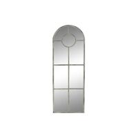 Vægspejl 42 x 2,5 x 122 cm Grå Metal Hvid Vintage Vindue