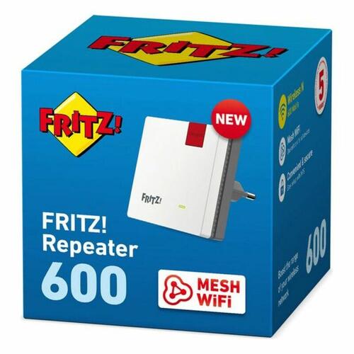 Access Point Repeater Fritz! 20002885 2.4 GHz 600 Mbps Hvid