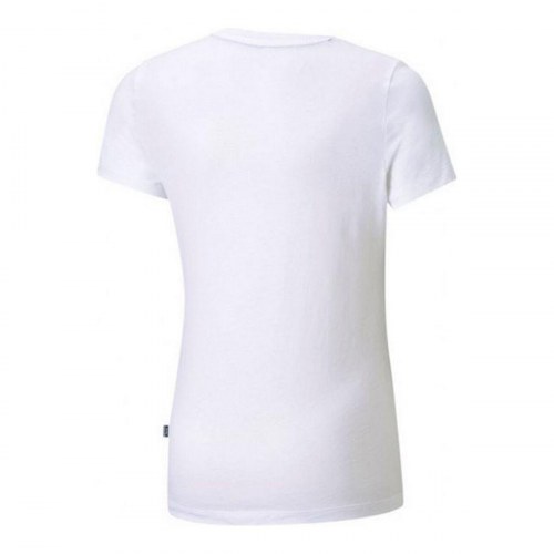 Puma ESS Logo Tee - kortærmet T-shirt til piger, hvid (15-16 år)