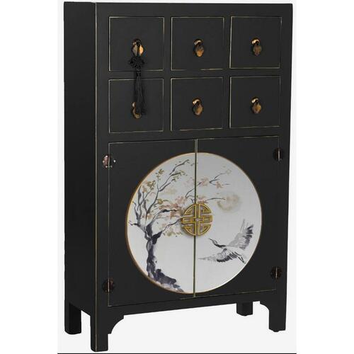 Konsol Hvid Sort Gylden Metal Gran Træ MDF 63 x 28 x 83 cm