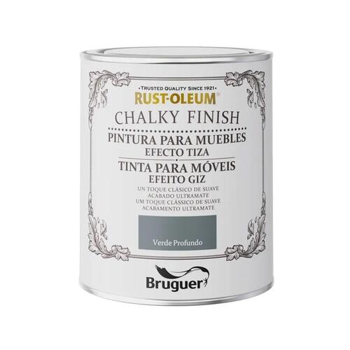 Maling Bruguer Rust-oleum Chalky Finish 5733890 Elektricitet Deep Green 750 ml