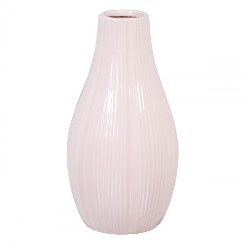 Vase 13 x 13 x 25,5 cm Keramik Pink