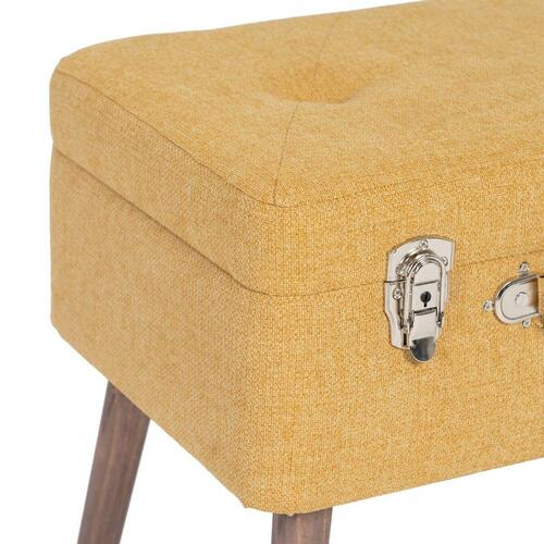 Kiste 50 x 35 x 45 cm Syntetisk stof Træ