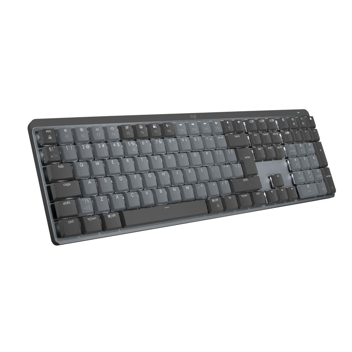 Trådløst tastatur Logitech 920-010757 Sort Engelsk EEUU Grå QWERTY