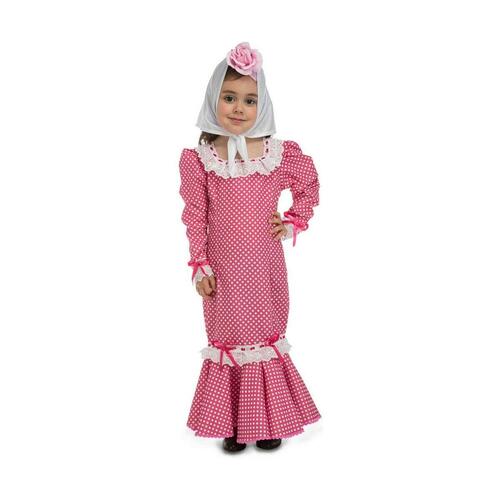 Kostume til babyer Madrilener kvinde Pink (4 Dele) 7-12 måneder