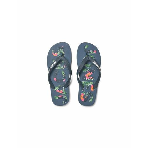 Klipklappere til mænd Jack & Jones FWLOGO PALM PRINT 12230642 Marineblå 42-43