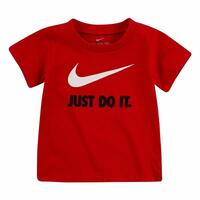 Børne Kortærmet T-shirt Nike Rød 2 år