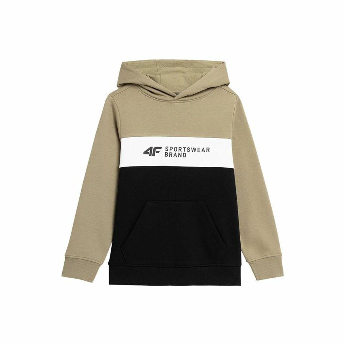 Sweatshirt til Børn 4F JBLM003 Brun 14-15 år