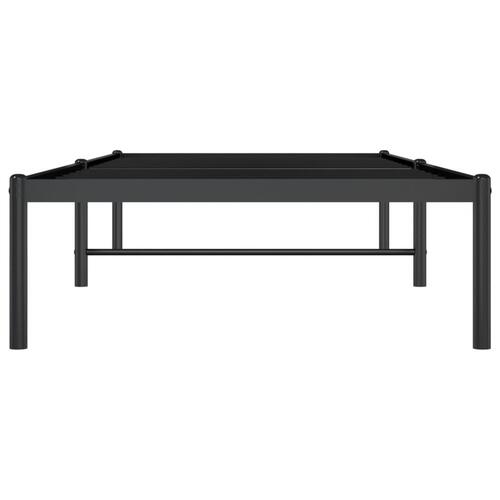 Sengeramme 80x200 cm metal sort