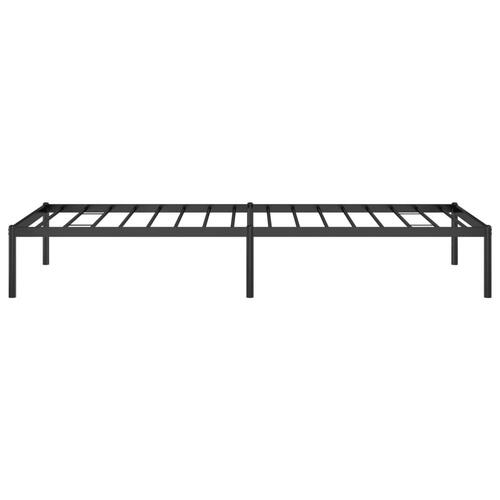 Sengeramme 80x200 cm metal sort
