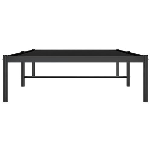 Sengeramme 90x190 cm metal sort