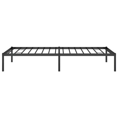 Sengeramme 90x190 cm metal sort