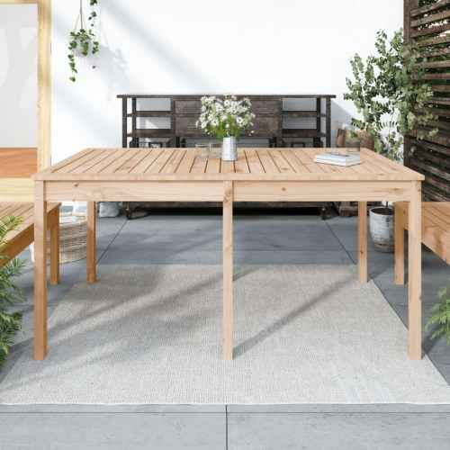 Havebord i massivt fyrretræ - 159,5 × 82,5 × 76 cm