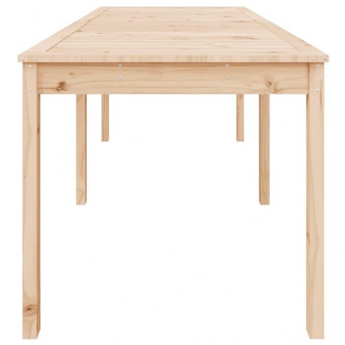 Havebord i massivt fyrretræ - 159,5 × 82,5 × 76 cm