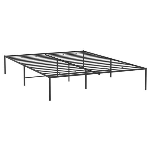 Sengeramme 140x190 cm metal sort