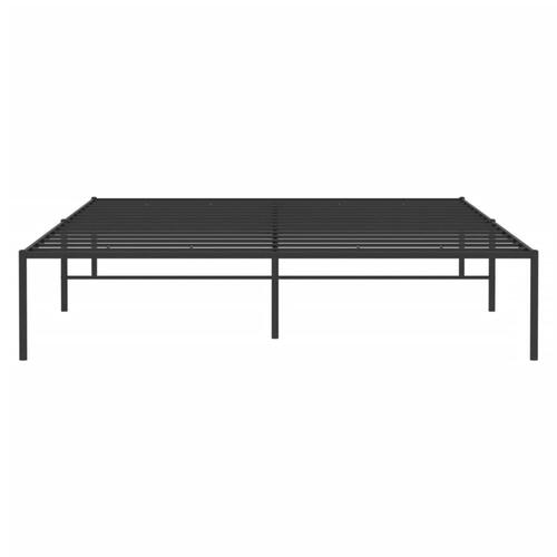 Sengeramme 140x190 cm metal sort