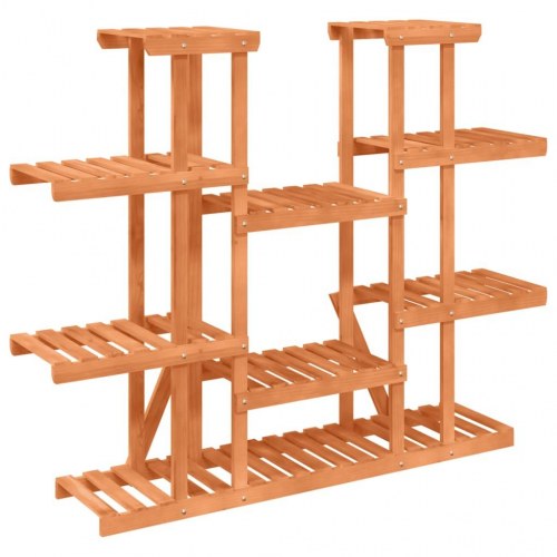 Blomsterstativ i massivt fyrretræ - 110 x 25 x 110,5 cm