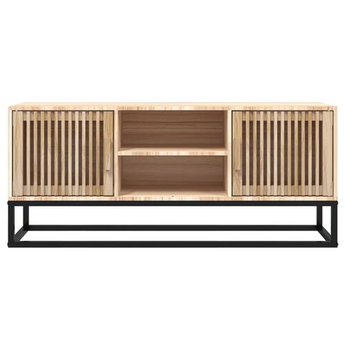 Tv-bord 105x30x45 cm konstrueret træ og jern