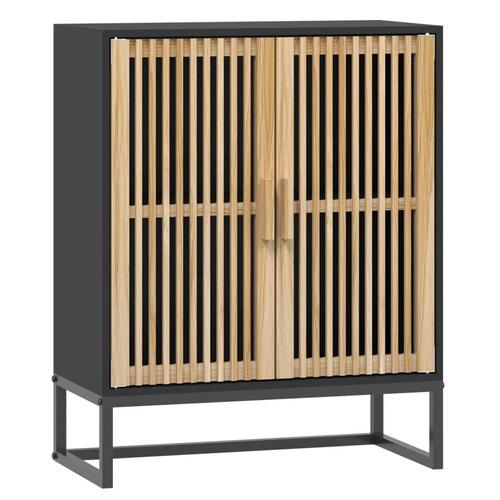 Skænk 60x30x75 cm konstrueret træ sort