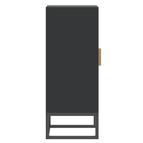 Skænk 60x30x75 cm konstrueret træ sort