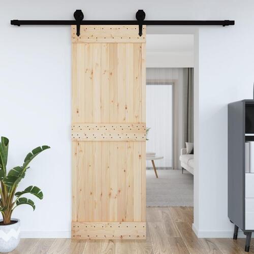 Dør NARVIK 80x210 cm massivt fyrretræ