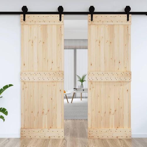 Dør NARVIK 80x210 cm massivt fyrretræ