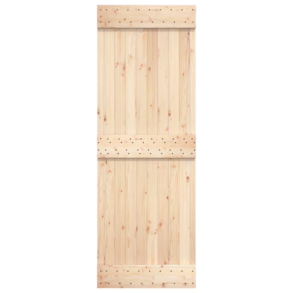 Dør NARVIK 80x210 cm massivt fyrretræ