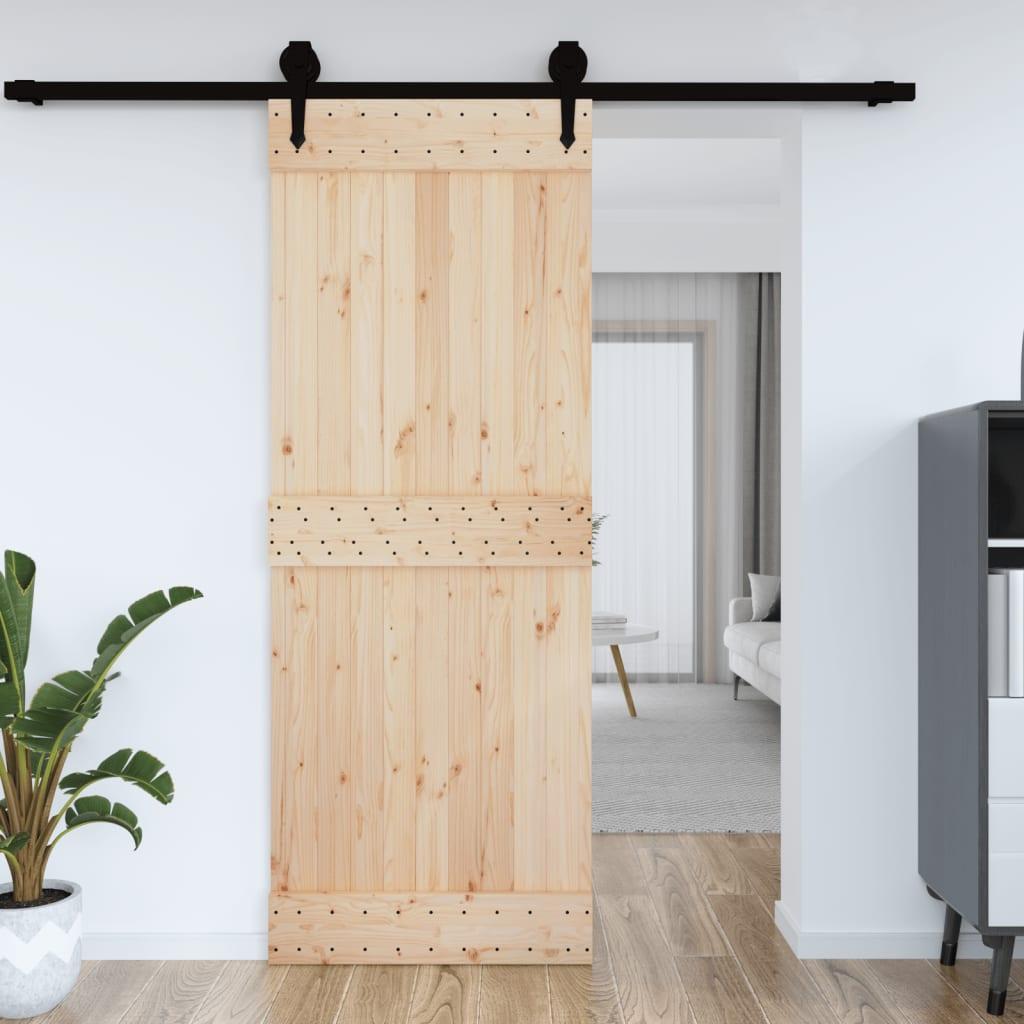 Dør NARVIK 85x210 cm massivt fyrretræ