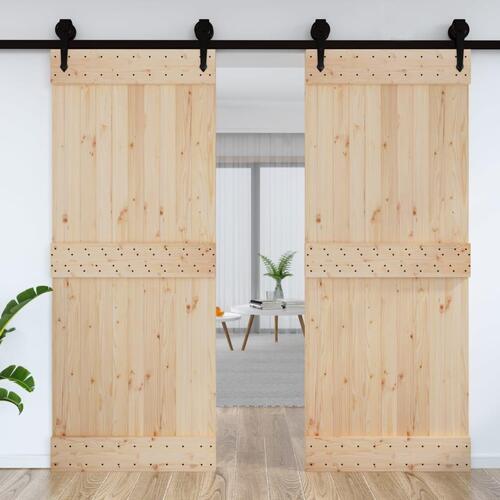 Dør NARVIK 90x210 cm massivt fyrretræ