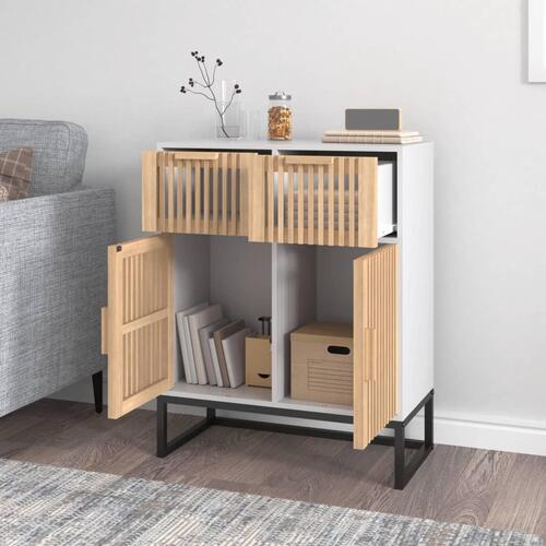 Skænk 60x30x75 cm konstrueret træ hvid