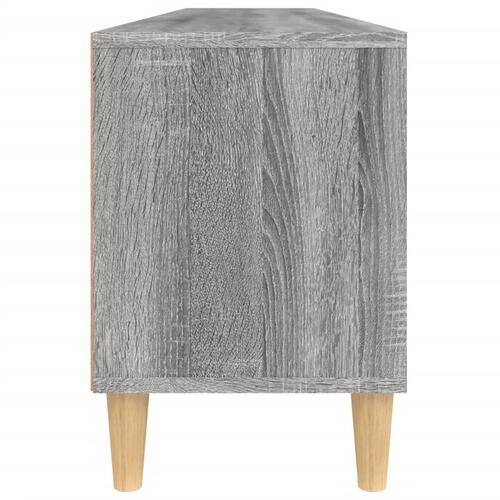 Tv-bord 150x30x44,5 cm konstrueret træ grå sonoma-eg