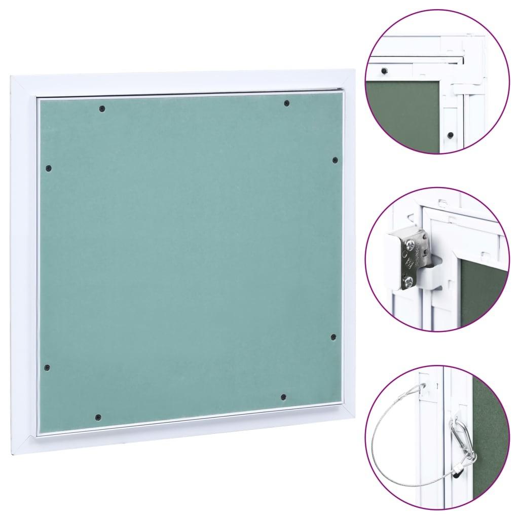 Adgangspanel med aluminiumsramme og gipsplade 400x400 mm