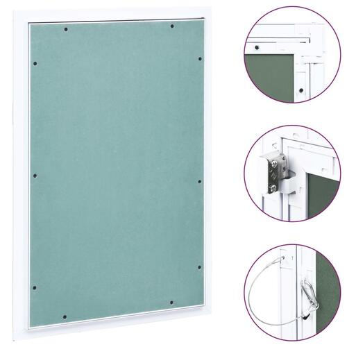 Adgangspanel med aluminiumsramme og gipsplade 400x600 mm