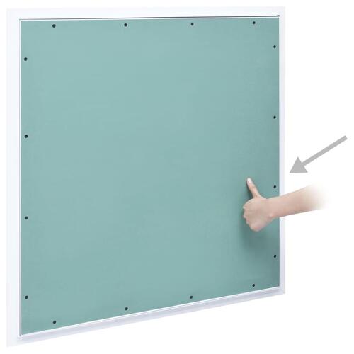 Adgangspanel med aluminiumsramme og gipsplade 500x500 mm