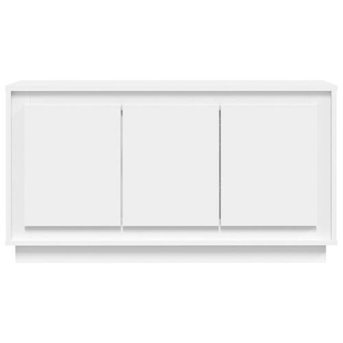 Skænk 102x35x55 cm konstrueret træ hvid