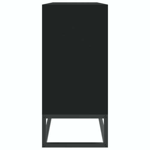Skænk 105x30x65 cm konstrueret træ sort