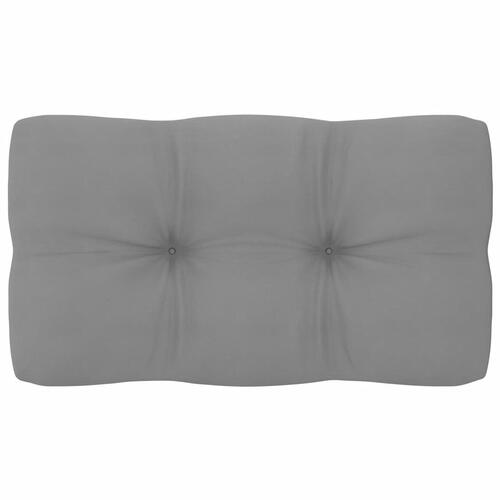 Hynde til pallesofa 70x40x12 cm grå