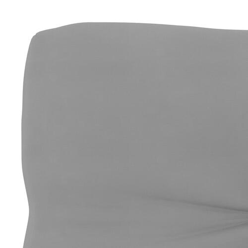 Hynde til pallesofa 70x40x12 cm grå