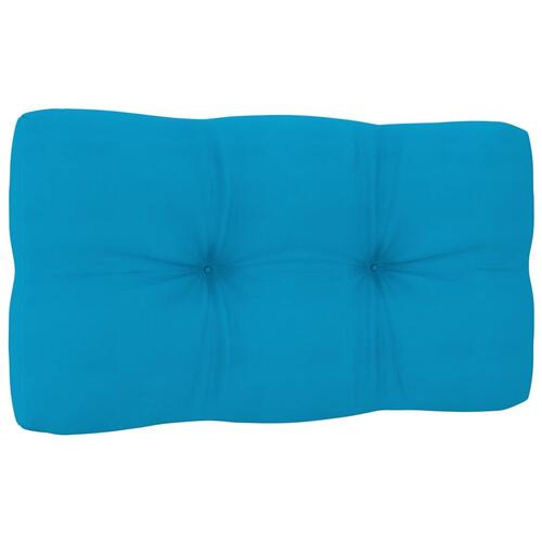 Hynde til pallesofa 70x40x12 cm blå