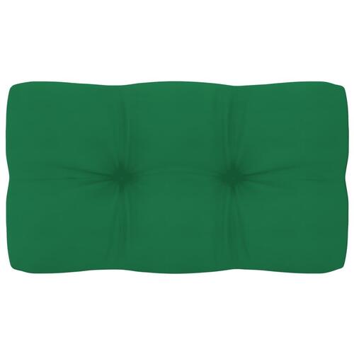 Hynde til pallesofa 70x40x12 cm grøn