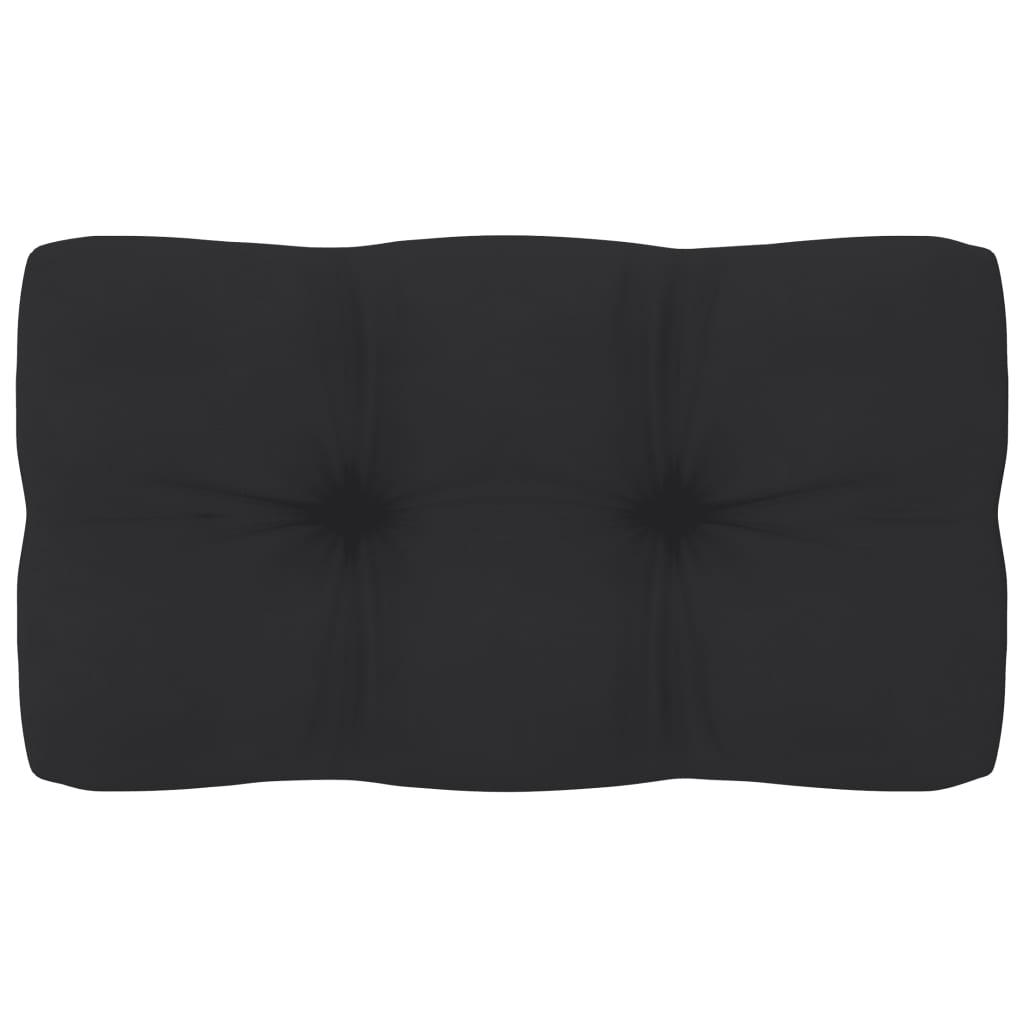 Pallehynde 70x40x12 cm stof sort