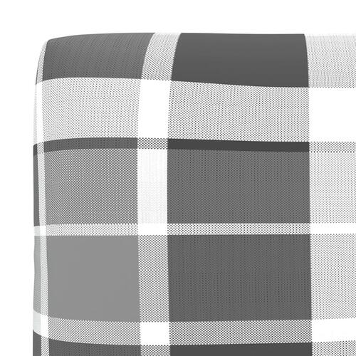 Hynde til pallesofa 70x40x12 cm gråternet mønster