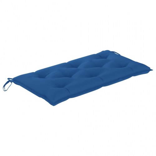 Hynde til havebænk 100x50x7 cm stof blå