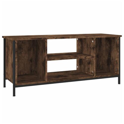 Tv-bord 102x35x45 cm konstrueret træ røget egetræsfarve