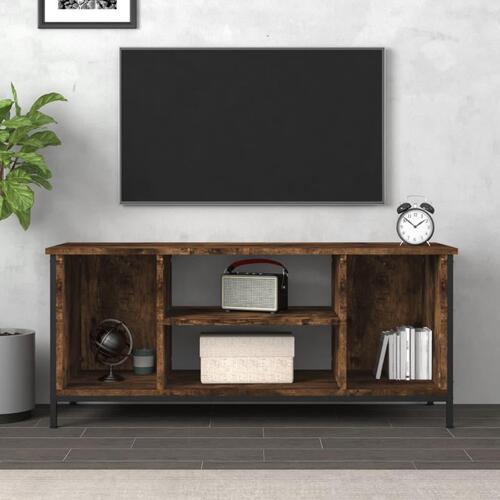 Tv-bord 102x35x45 cm konstrueret træ røget egetræsfarve